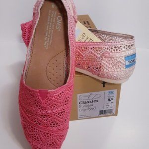 🎉Host pick! TOMS Fuschia Dip-dyed